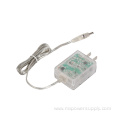 5V2.5A clear enclousure wall charger for Tablet PC